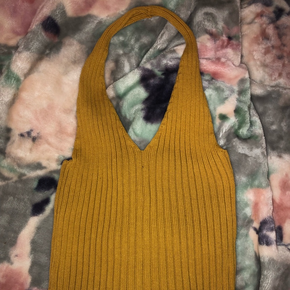 Forever 21 cropped halter top
